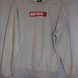 Grey Nike sweater